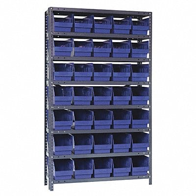 G7419 Bin Shlvng 12inx75inx36in Blue