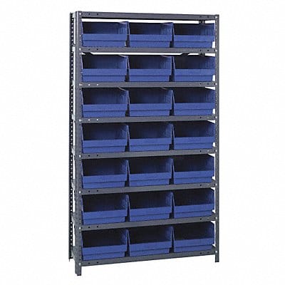 G7421 Bin Shlvng 12inx75inx36in Blue