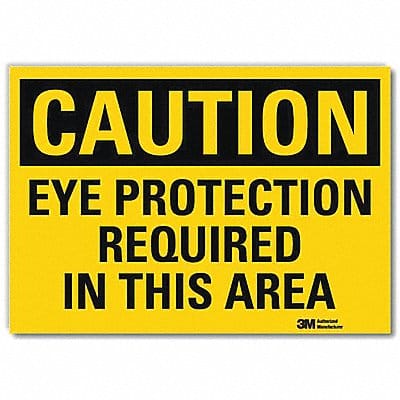 Caution Sign 5inx7in Reflective Sheeting