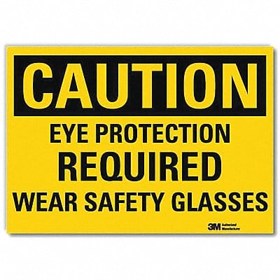 Caution Sign 10x14in Reflective Sheeting