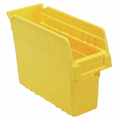 G7026 Shelf Bin Yellow Polypropylene 8 in