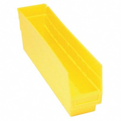 G7028 Shelf Bin Yellow Polypropylene 8 in