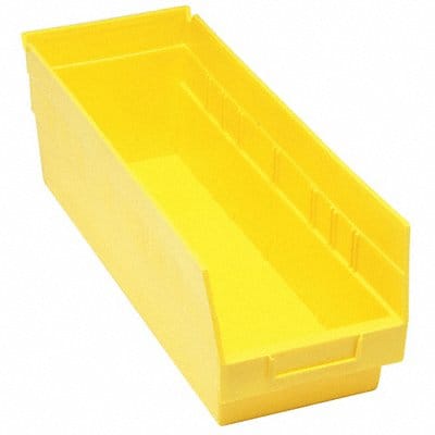 G7029 Shelf Bin Yellow Polypropylene 8 in