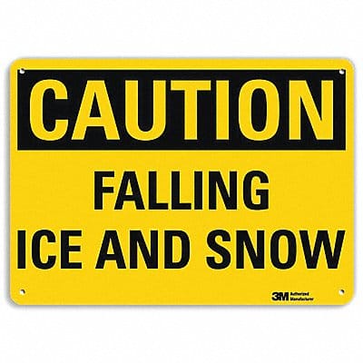 Rflctv Icy Conditions Sign 10x14in Plstc