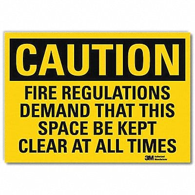 Safety Sign 5inx7in Reflective Sheeting