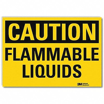 Caution Sign 5inx7in Reflective Sheeting