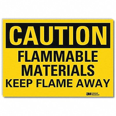 Caution Sign 5inx7in Reflective Sheeting