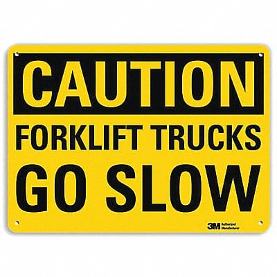 Safety Sign 10 inx14 in Aluminum