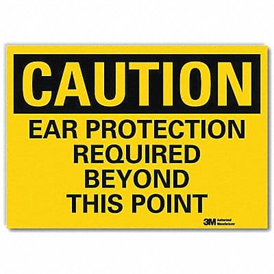 Caution Sign 10x14in Reflective Sheeting