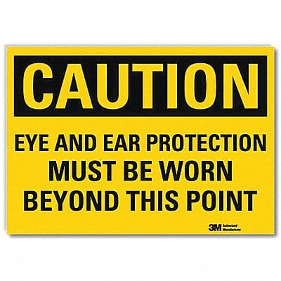 Caution Sign 10x14in Reflective Sheeting