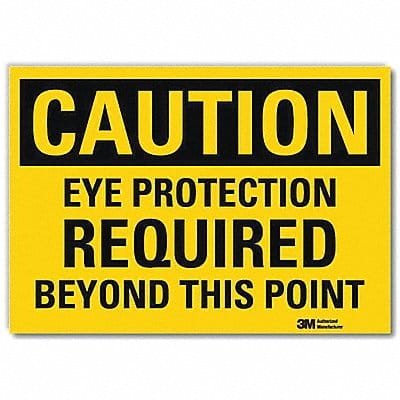 Caution Sign 10x14in Reflective Sheeting