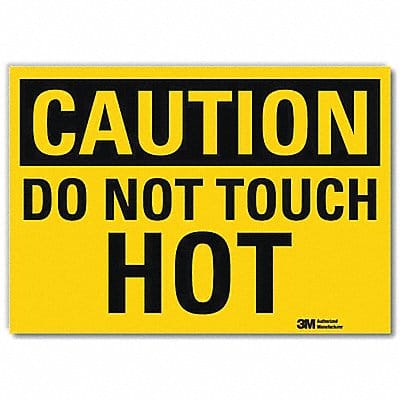 Caution Sign 7inx10in Reflctv Sheeting