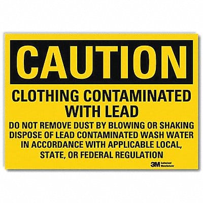 Caution Sign 10in x 14in Rflct Sheeting