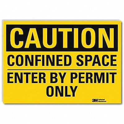 Caution Sign 10x14in Reflective Sheeting