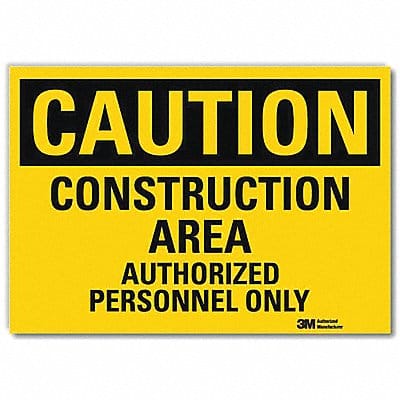 Safety Sign 7 in x 10 in Rflct Sheeting