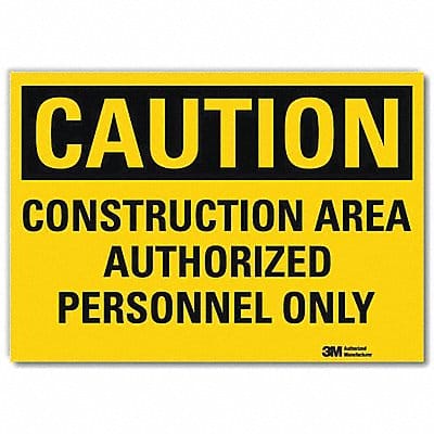 Safety Sign 7 in x 10 in Rflct Sheeting