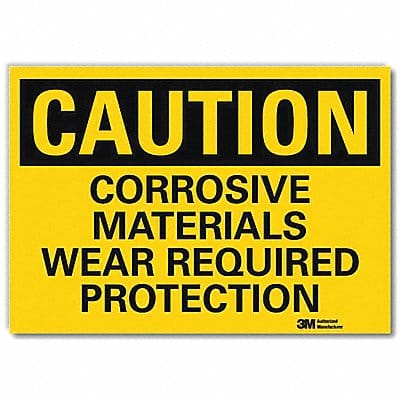 Caution Sign 5inx7in Reflective Sheeting