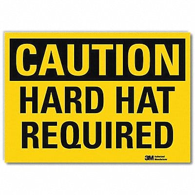 Caution Sign 10x14in Reflective Sheeting