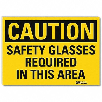 Caution Sign 10x14in Reflective Sheeting