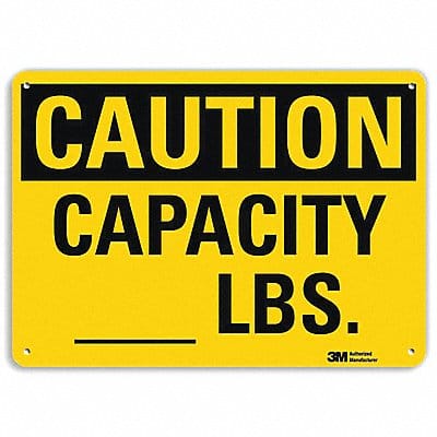 Safety Sign 10 inx14 in Aluminum