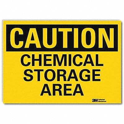 Caution Sign 7inx10in Reflctv Sheeting