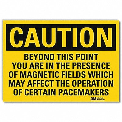 Caution Sign 10x14in Reflective Sheeting