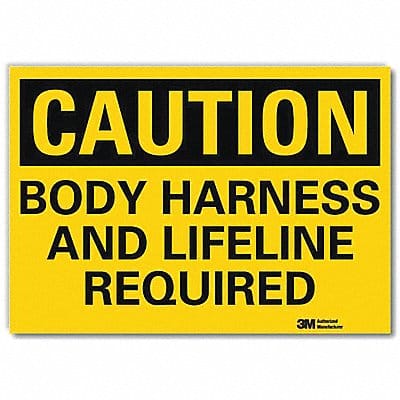 Caution Sign 10x14in Reflective Sheeting