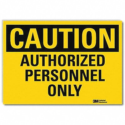 Caution Sign 7inx10in Reflctv Sheeting