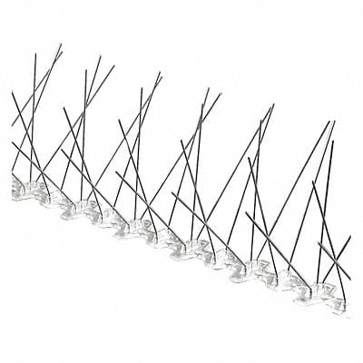 Bird Repellent Spikes 100 ft L 5 in W