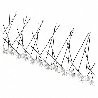 Bird Repellent Spikes 25 ft L 5 in W