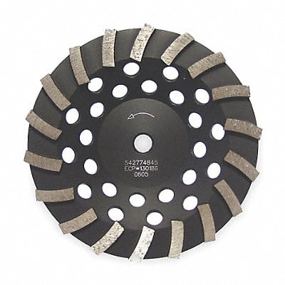 Diamond Sgmnt Cup Wheel Turbo 7x5/8-7/8