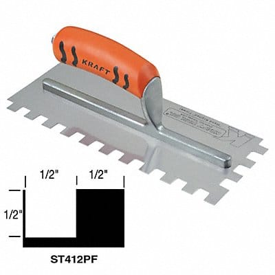 Trowel Sqr Notch For Lrg Ceramic/Quarry