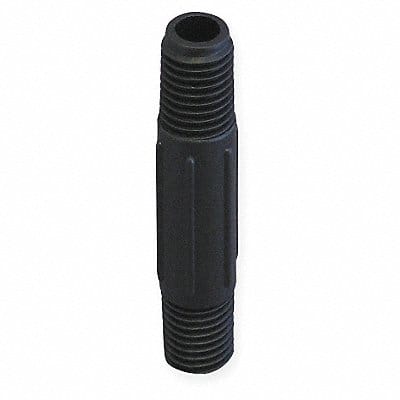 Nipple 1 x 6 In MNPT Poly Black