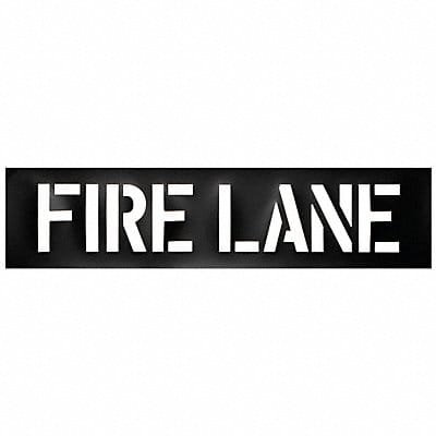 Parking Lot Legend Fire Lane Plastic