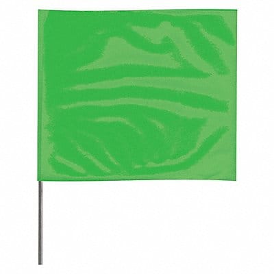 Marking Flag 30  Glo Green PVC PK100