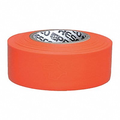 Flagging Tape Orange 150 ft L 1 3/16 in