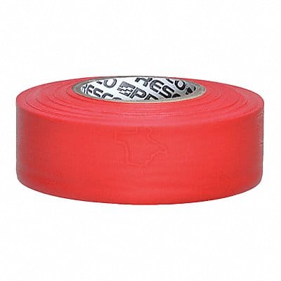 Flagging Tape  Red 150 ft L 1 3/16 in