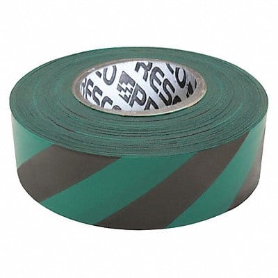 Flaging Tape Blck/Green 300 ft 1 3/16 in