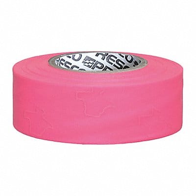 Flagging Tape Pink 300 ft L 1 3/16 in