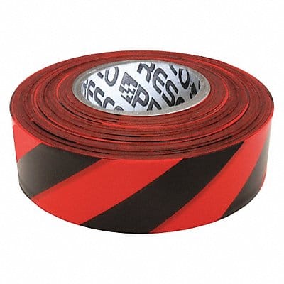 Flaging Tape Blck/Red 300 ft L 1 3/16 in