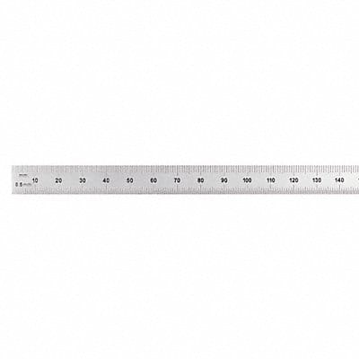 Flexible Steel Rule 12 In SAE/Metric