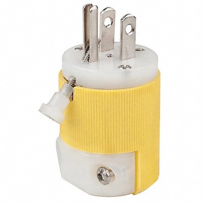 Straight Blade Plug 15A 5-15P Yellow