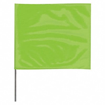 Marking Flag 18  Glo Lime PVC PK100