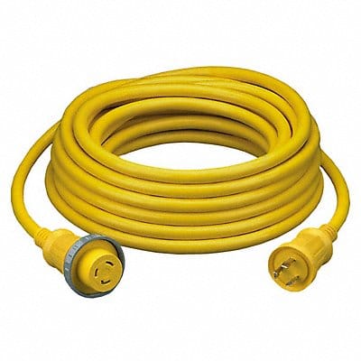 Shore Power Cable 50ft 10Ga 30A STOW Yel