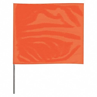 Marking Flag 18  Glo Orange PVC PK100