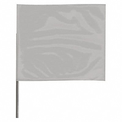 Marking Flag 18  Silver PVC PK100