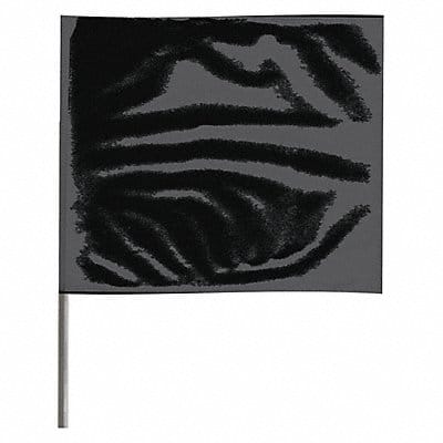 Marking Flag 21  Black PVC PK100