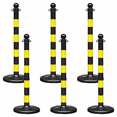 Stripped Medium Duty Stanchion PK6