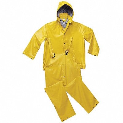 Rain Hood Yellow Snaps Nylon