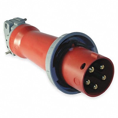 IEC Pin and Sleeve Plug 20 A Red 4Pl